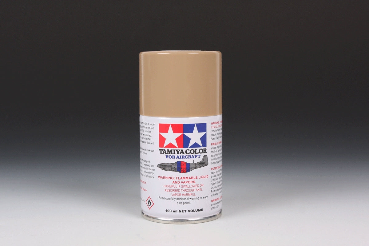 Tamiya AS-15 Tan (USAF) Acrylic Lacquer for Aircraft Models - 100ml Spray Can