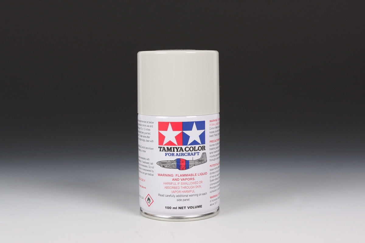 Tamiya AS-16 Light Gray (USAF) Acrylic Lacquer for Aircraft Models - 100ml Spray Can