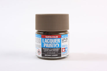Tamiya LP-25 Brown (JGSDF) Lacquer Paint - 10ml Bottle