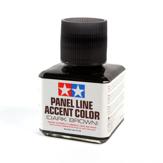Tamiya 87140 Panel Line Accent Color, Dark Brown 40ml