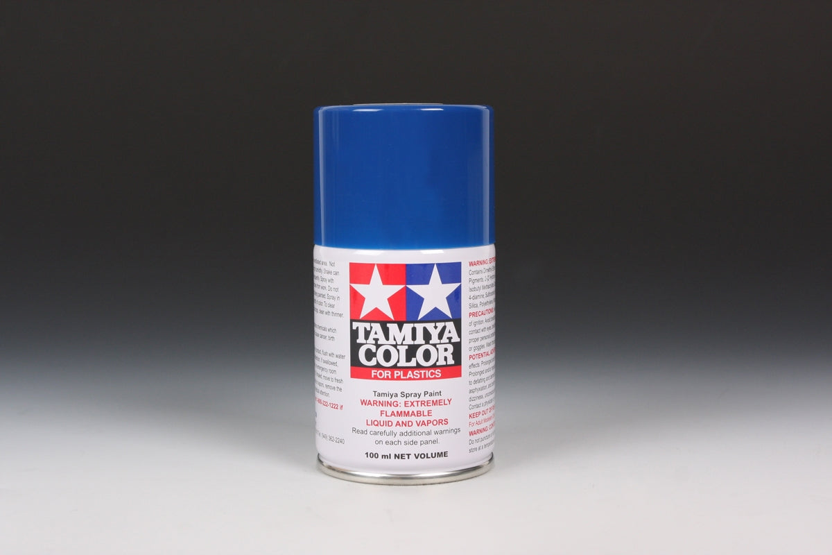 Tamiya TS-15 Blue Synthetic Lacquer for Plastics - 100ml Spray Can