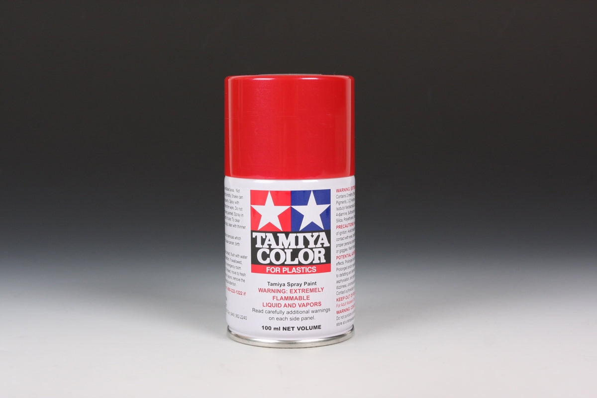 Tamiya TS-18 Metallic Red Synthetic Lacquer for Plastics - 100ml Spray Can