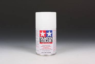 Tamiya TS-26 Pure White Synthetic Lacquer for Plastics - 100ml Spray Can
