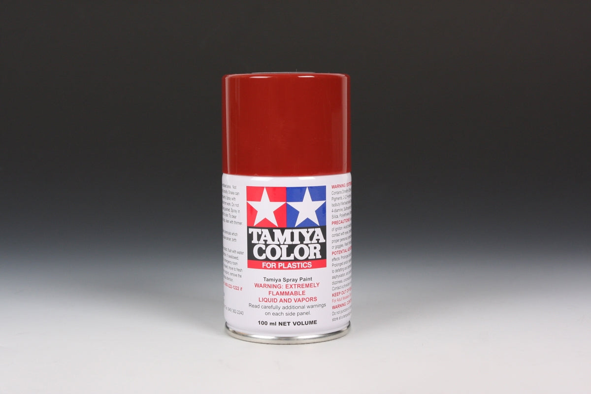 Tamiya TS-33 Dull Red Synthetic Lacquer for Plastics - 100ml Spray Can