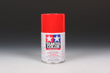 Tamiya TS-49 Bright Red Synthetic Lacquer for Plastics - 100ml Spray Can