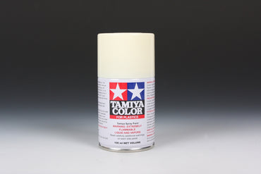 Tamiya TS-7 Racing White Synthetic Lacquer for Plastics - 100ml Spray Can