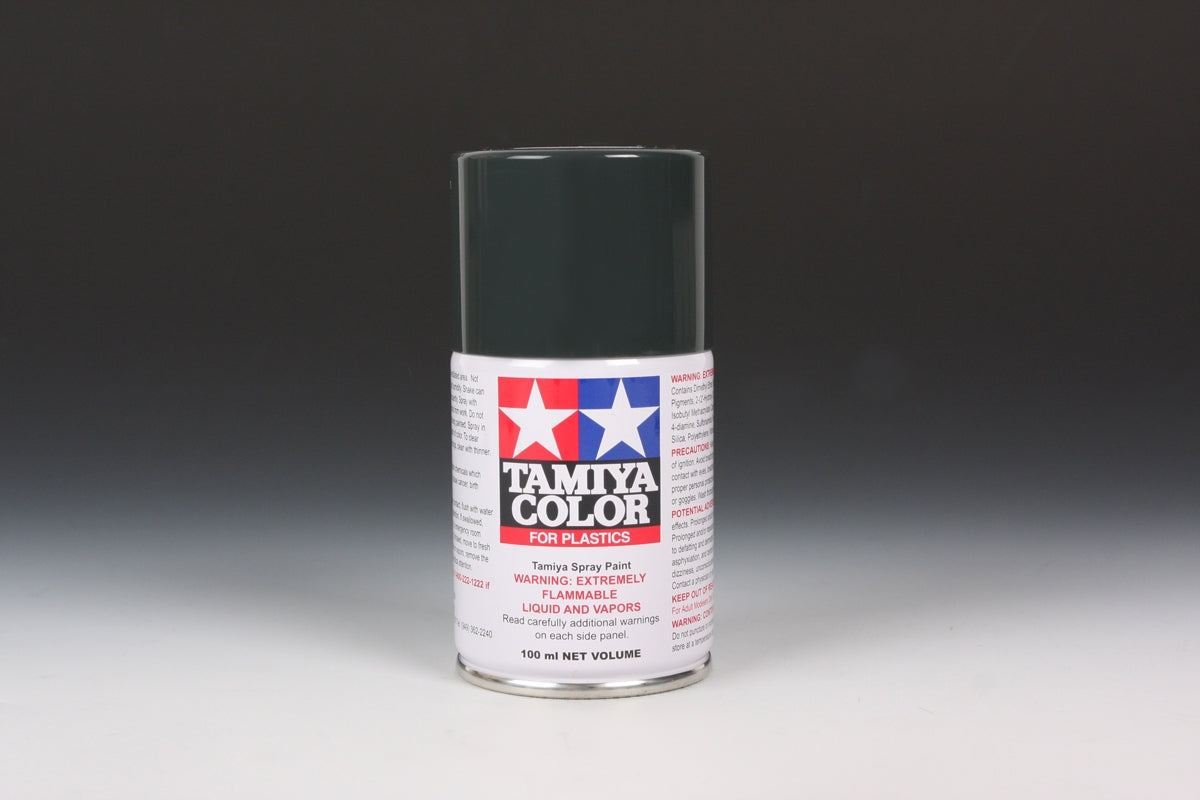 Tamiya TS-82 Rubber Black Synthetic Lacquer for Plastics - 100ml Spray Can
