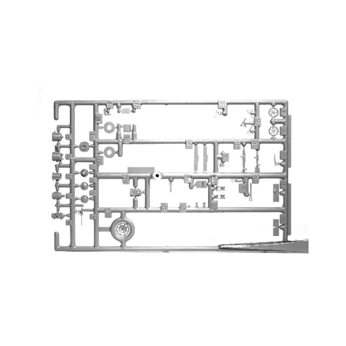 Tichy Train Group 3013 HO Westinghouse Brake Gear Details (AB Style), 1 Set