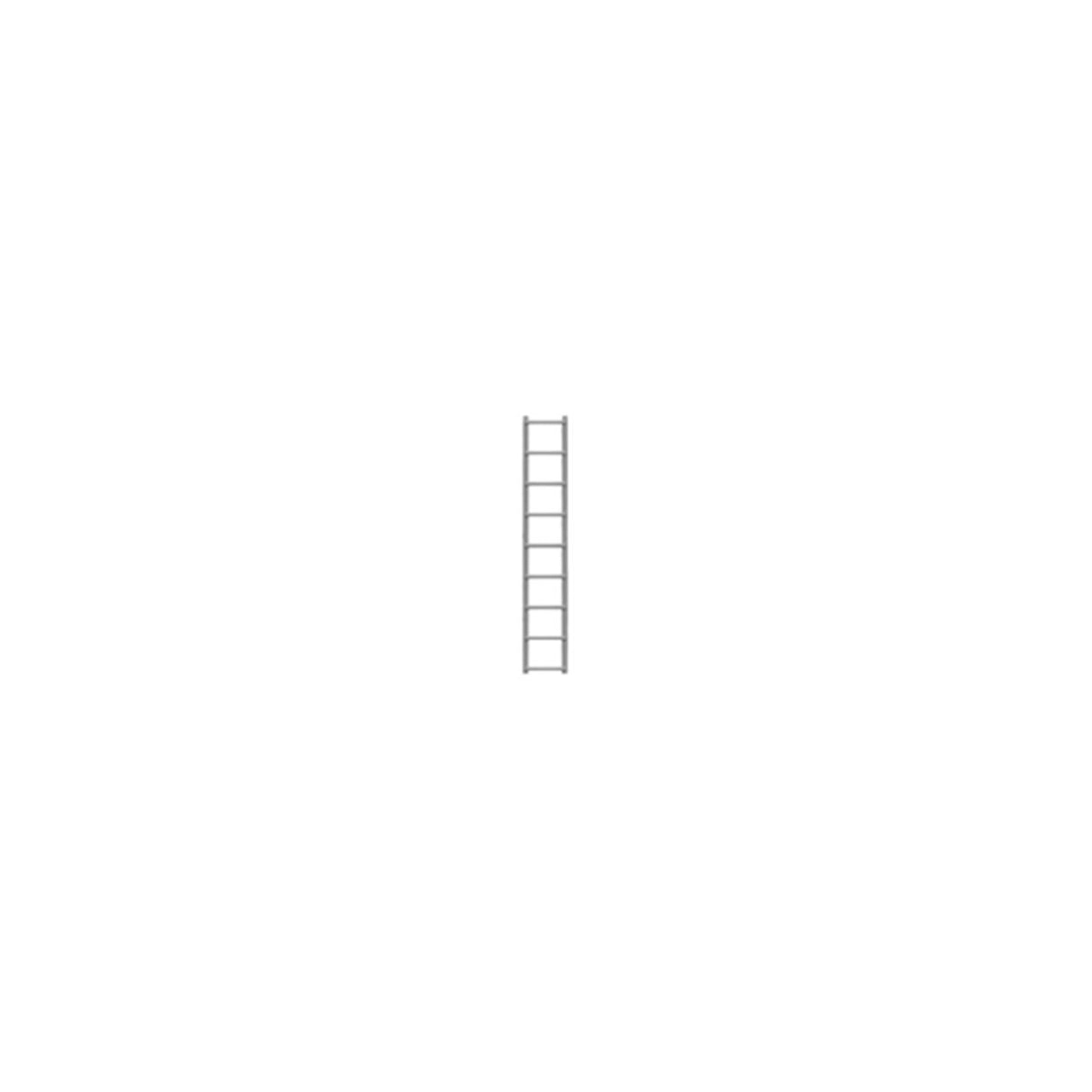 Tichy Train Group 3066 HO Tall Boxcar Ladders 14" Rung Spacing, 8 Pieces