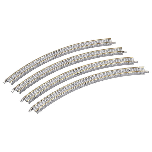 Tomix 1191 N Fine Track Curved Segment C280-45-PC (F) - 280mm (11") Radius 45 Degree, 4-Pack