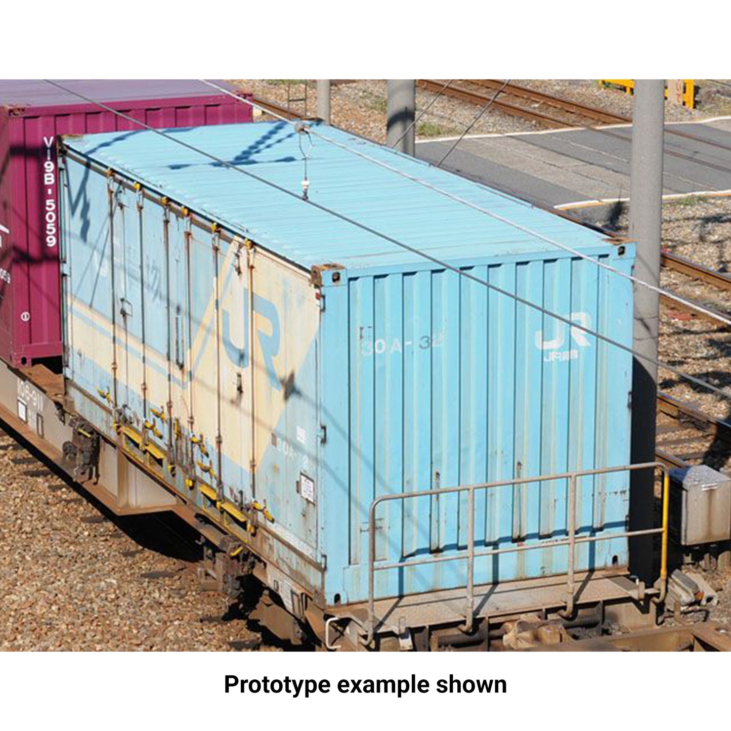 Tomix 3195 N 30A-Type Container, JRF Blue 2-Pack