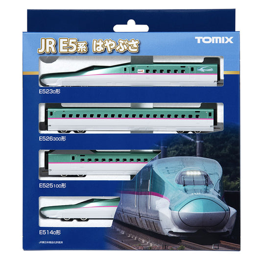 Tomix 98497 N E5 Series Tohoku/Hokkaido Shinkansen 4-Car Basic Set, JR East "Hayabusa" (Standard DC)