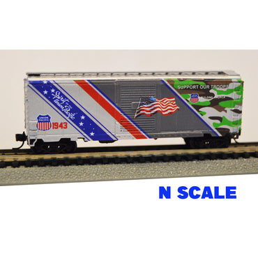 Value Trains USA N40-008 - N 40' PS-1 Box Car, Spirit of the Union Pacific Heritage