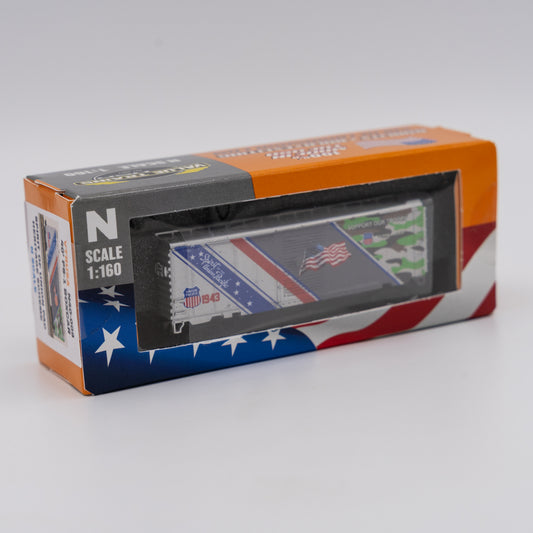 Value Trains USA N40-008 - N 40' PS-1 Box Car, Spirit of the Union Pacific Heritage