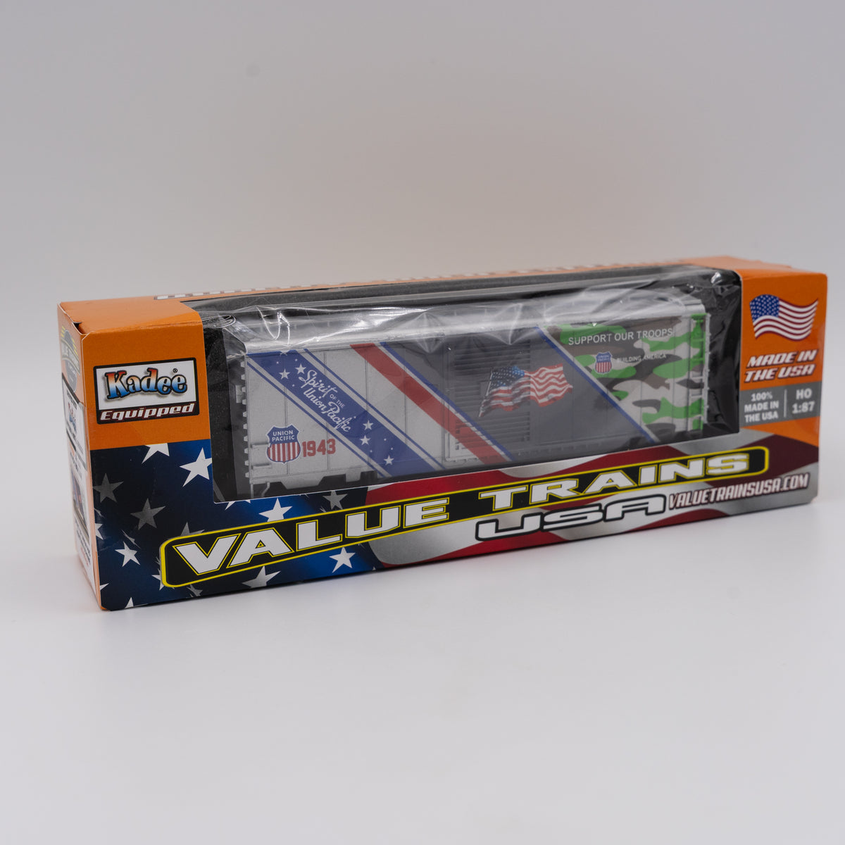 Value Trains USA 40-008 - HO 40' PS-1 Box Car, Spirit of the Union Pacific Heritage