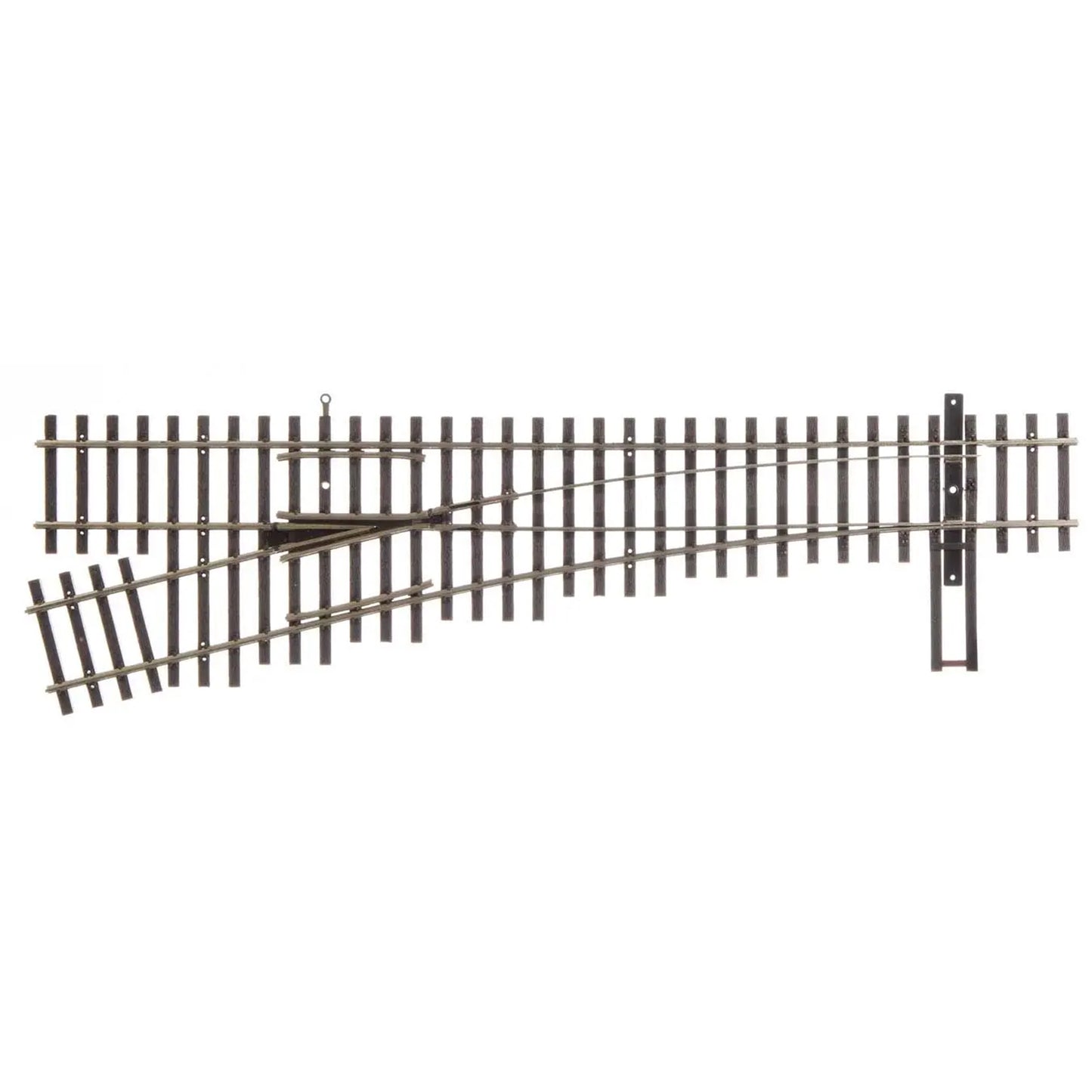 WalthersTrack 948-70013 HO DCC-Friendly #4 Left Hand Turnout, Code 70 Nickel Silver