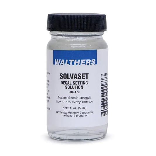 Walthers 904-470 Solvaset Decal Solution, 2 fl. oz.