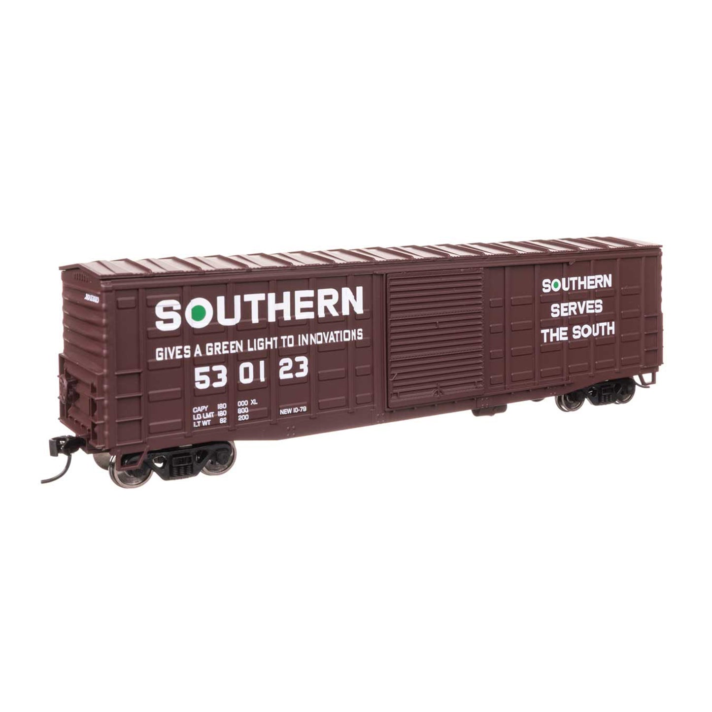 WalthersMainline 910-46722 HO 50' Waffle Side Boxcar, Southern #530123 (Youngstown Door)
