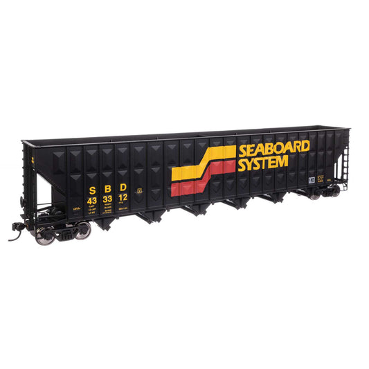 WalthersMainline 910-56365 HO 73' Greenville 7,000 Cubic Foot Wood Chip Hopper, Seaboard System #433312
