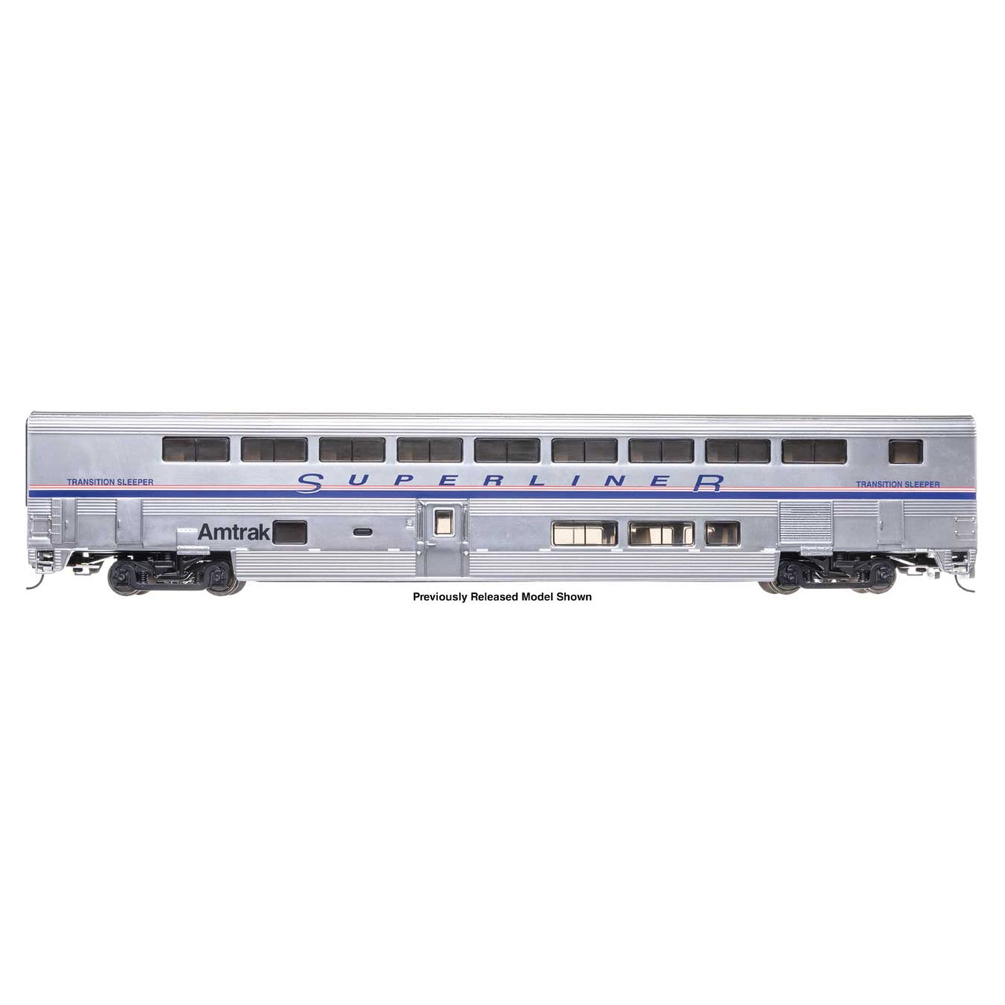 [PREORDER] WalthersProto 920-12103 85' Bombardier Superliner II Transition Sleeper (Lighted), Amtrak Phase IV #39005