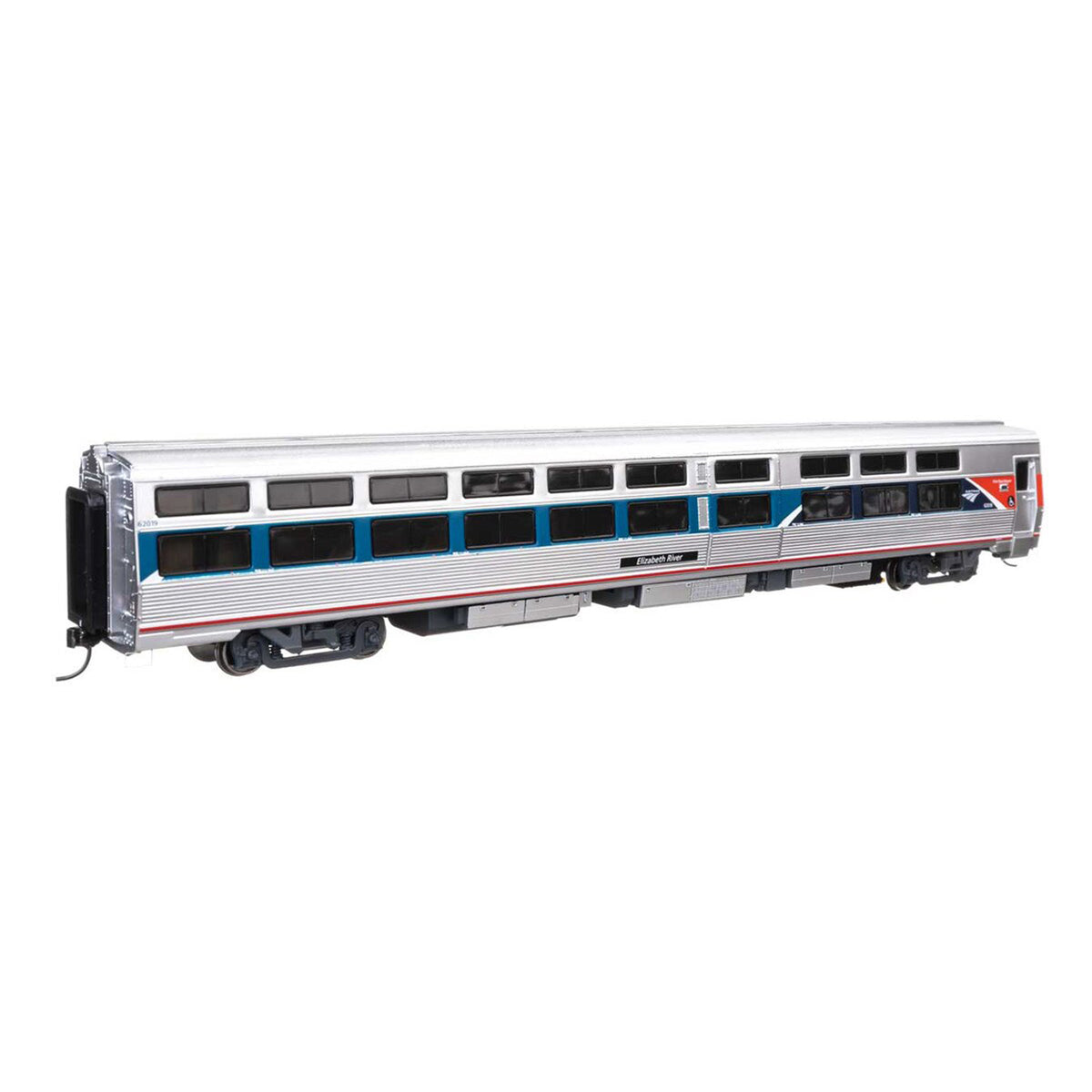 WalthersProto 920-12322 HO 85' Viewliner I Sleeper (Lighted), Amtrak Phase VII #62019 Elizabeth River