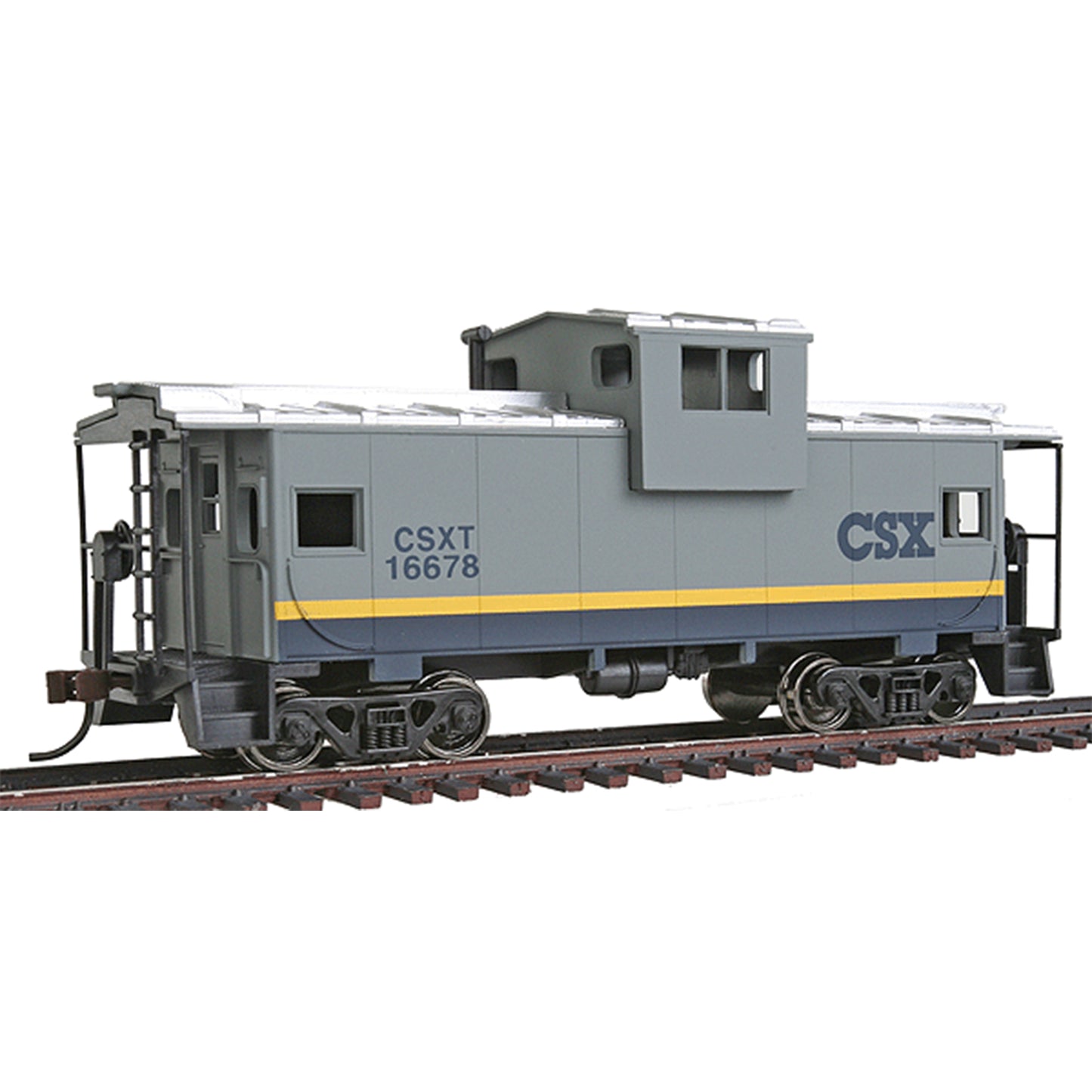 Walthers Trainline 931-1505 HO Wide-Vision Caboose, CSX #16678