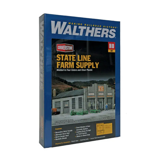 Walthers Cornerstone 933-2912 HO State Line Farm Supply Kit