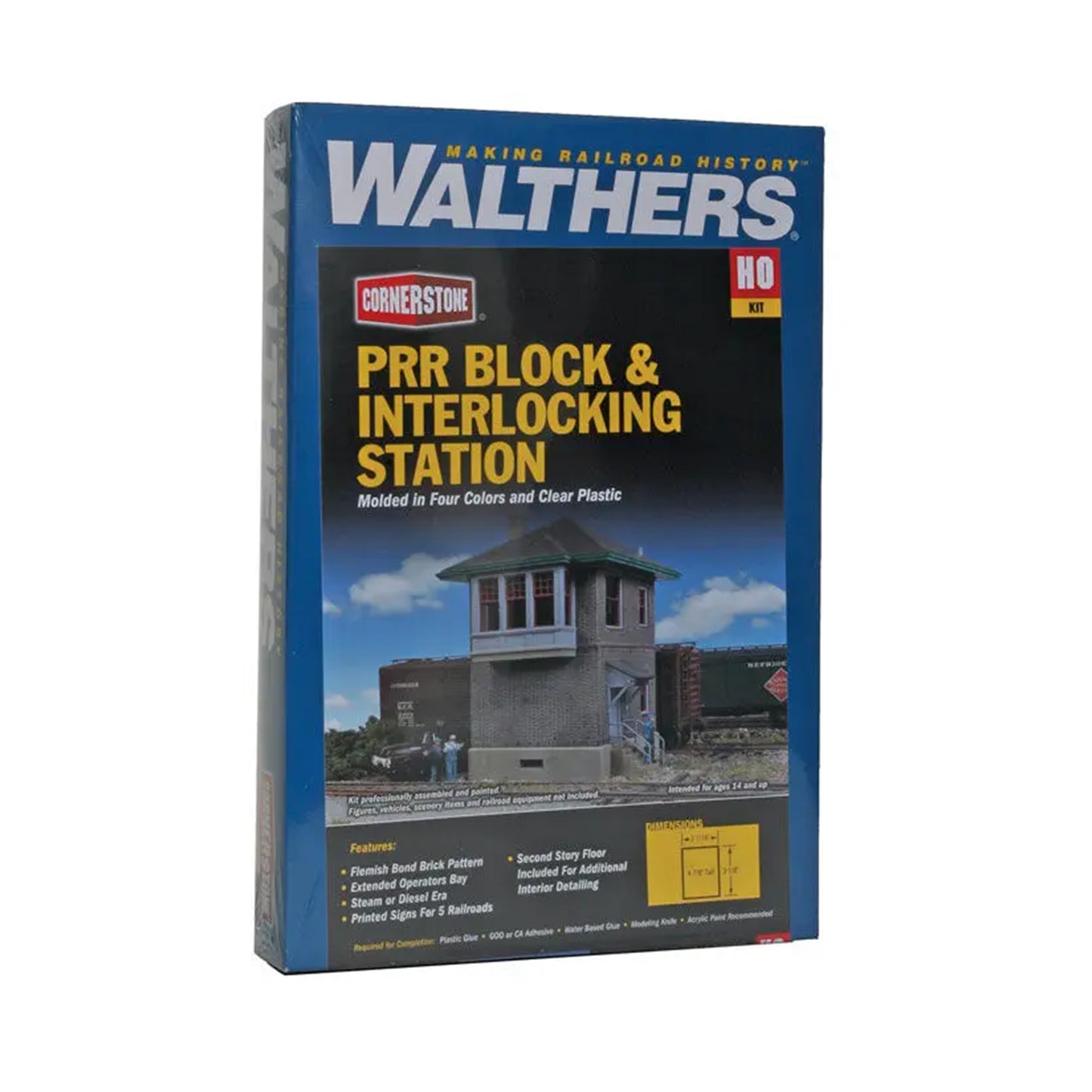 Walthers Cornerstone 933-2982 HO PRR Block and Interlocking Station Kit