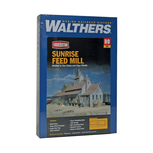 Walthers Cornerstone 933-3061 HO Sunrise Feed Mill Kit