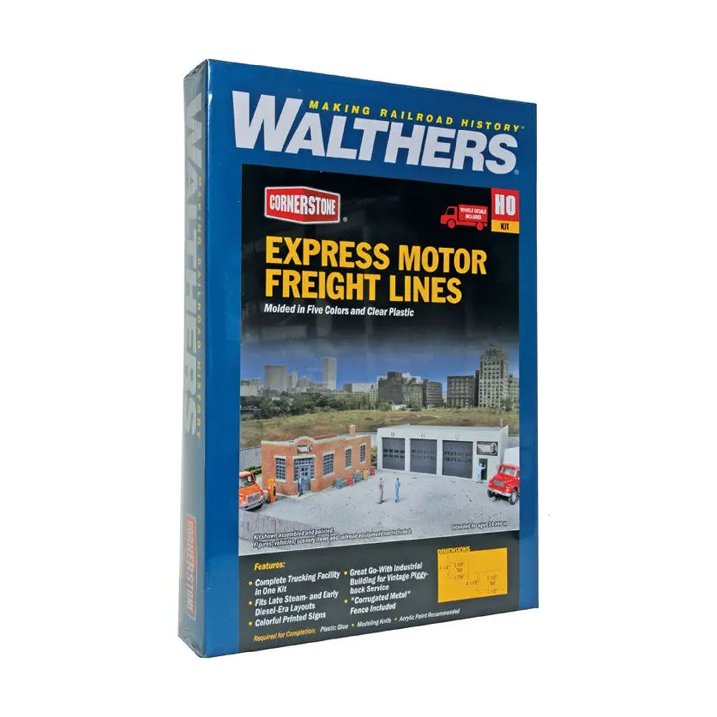 Walthers Cornerstone 933-4049 HO Express Motor Freight Lines Kit