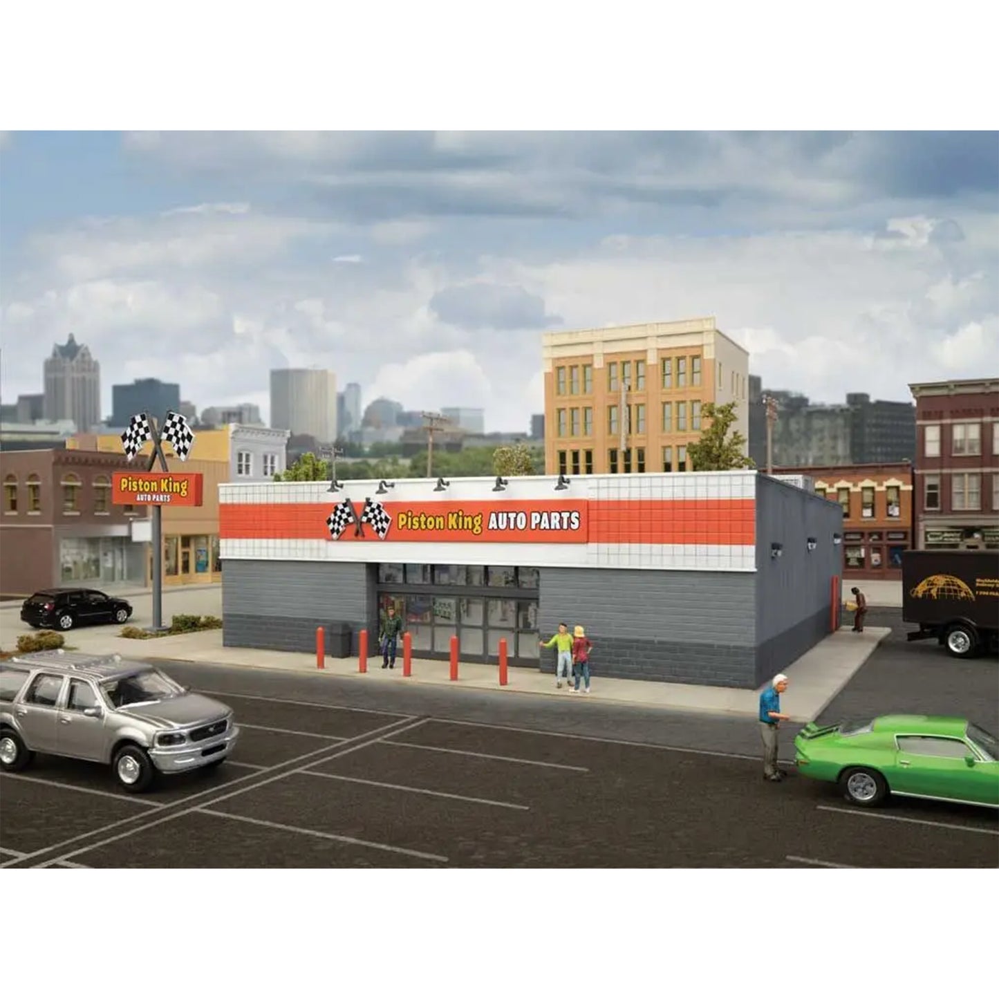 Walthers Cornerstone 933-4114 HO Auto Parts Store Kit