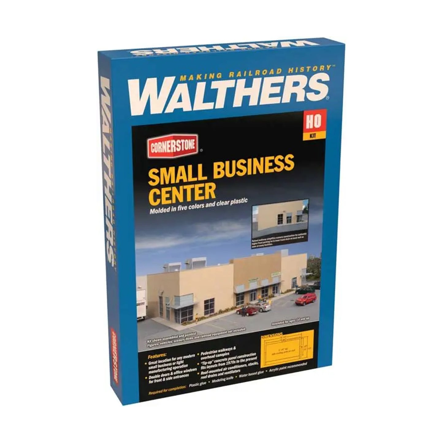 Walthers Cornerstone 933-4132 HO Small Business Center Kit