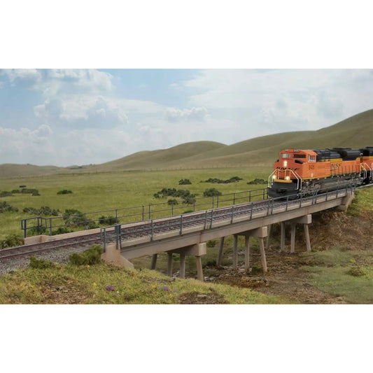 Walthers Cornerstone 933-4591 HO Modern Short-Span Concrete Railroad Bridge Kit