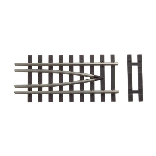 WalthersTrack HO 948-83005 Bridge Track End Piece Set, Code 83 Nickel Silver
