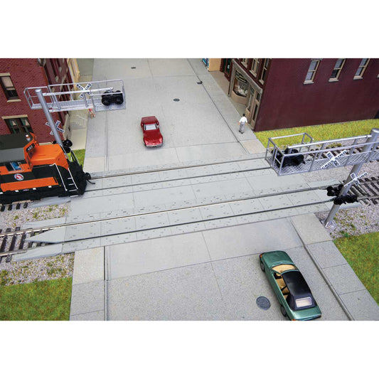 WalthersTrack 948-83115 HO Modern Concrete Grade Crossing w/ Rerailer Ends