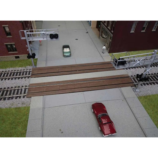 Walthers Track 948-83116 HO Modern Wood Crossing Kit, 2pk