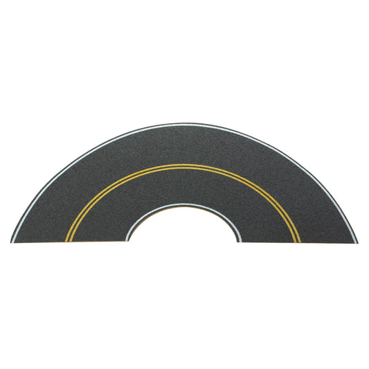 Walthers SceneMaster 949-1253 HO Highway Curves, Flexible Self-Adhesive Paved Roadway