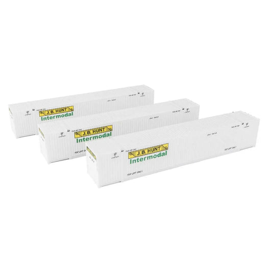 Walthers Scenemaster 949-18504 HO 53' Singamas Corrugated Side Container, JB Hunt 3pk