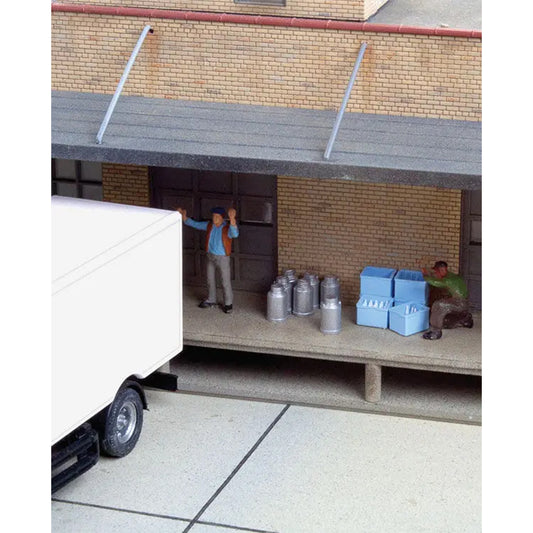 Walthers SceneMaster 949-4136 HO Milk Cans, Bottles & Cases