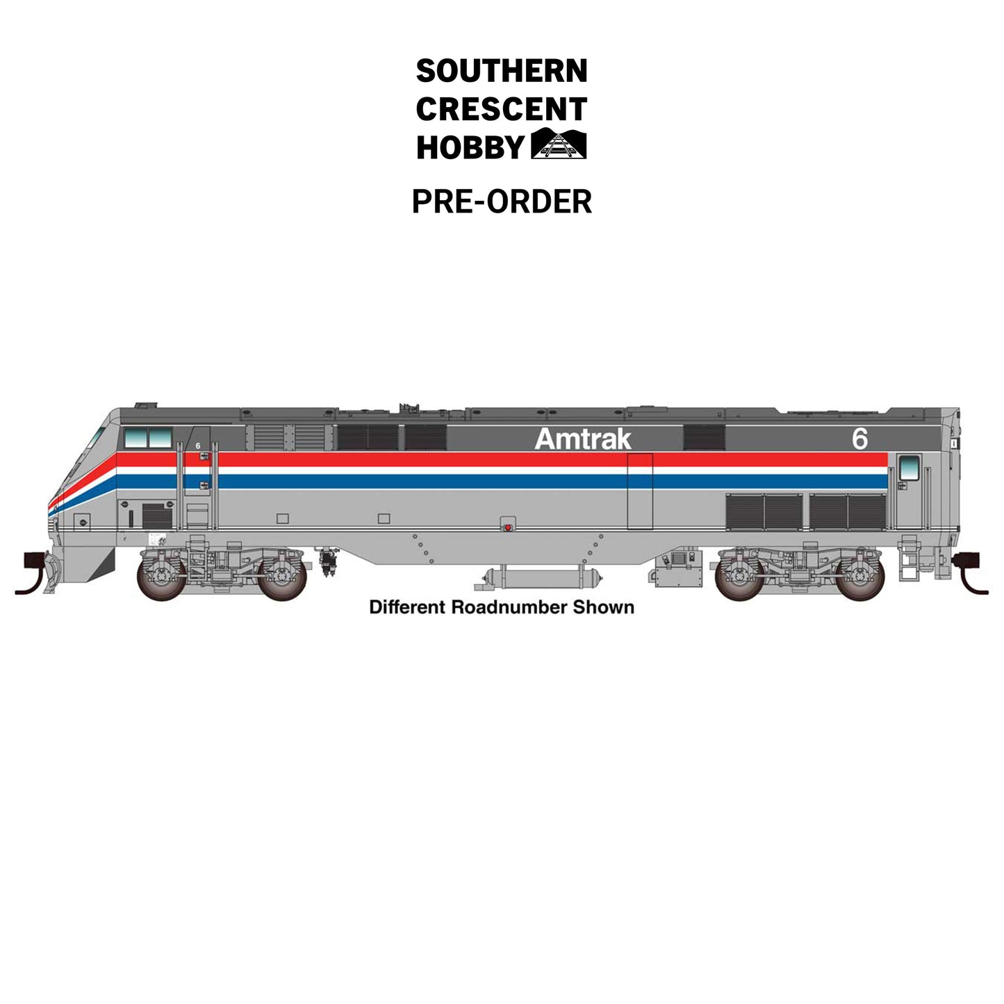 [PREORDER] WalthersMainline 910-22300 HO GE P42 Locomotive, Amtrak Phase III #45, Standard DC Silent (DCC-Ready)