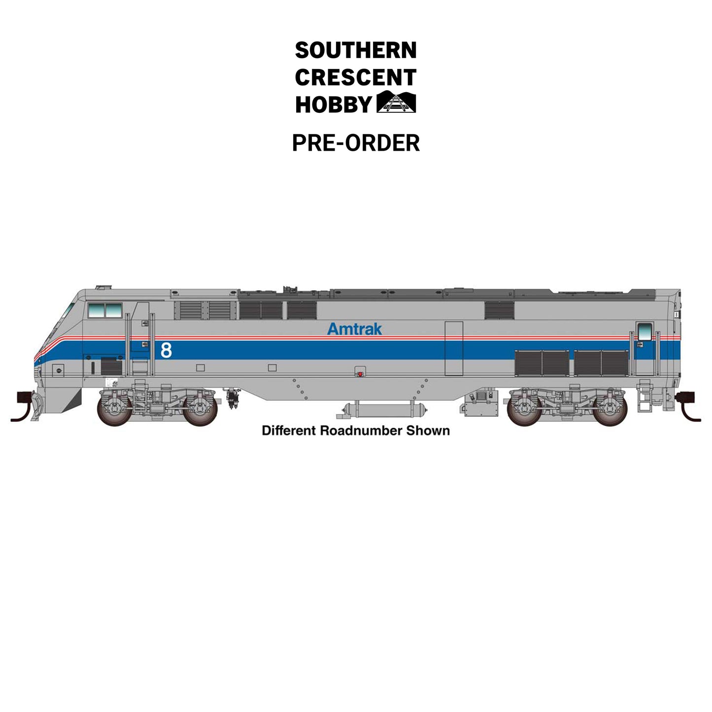 [PREORDER] WalthersMainline 910-22302 HO GE P42 Locomotive, Amtrak Phase IV #57, Standard DC Silent (DCC Ready)