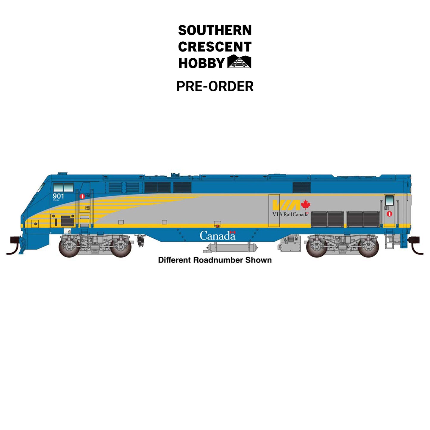 [PREORDER] WalthersMainline 910-21310 HO GE P42 Locomotive, VIA Rail Canada #912, DCC/Sound
