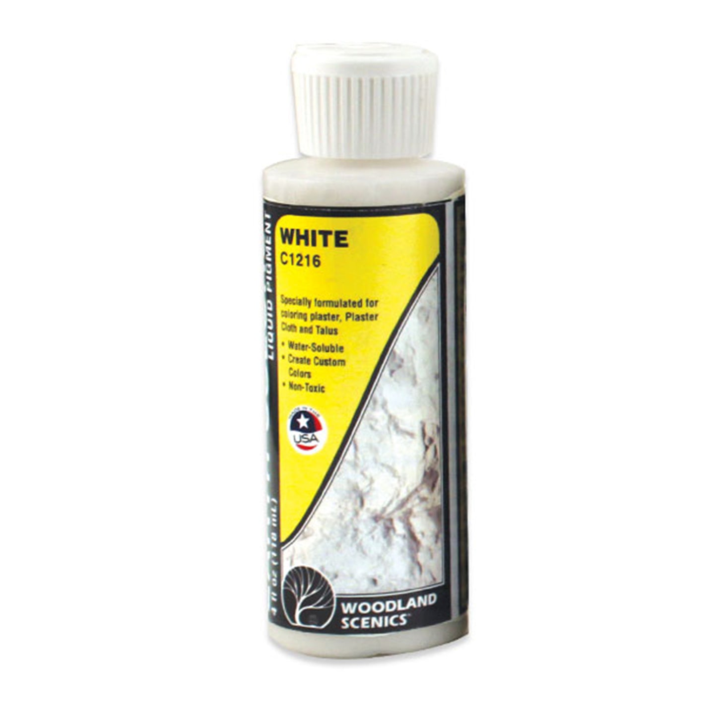Woodland Scenics C1216 Liquid Pigment, White 4oz