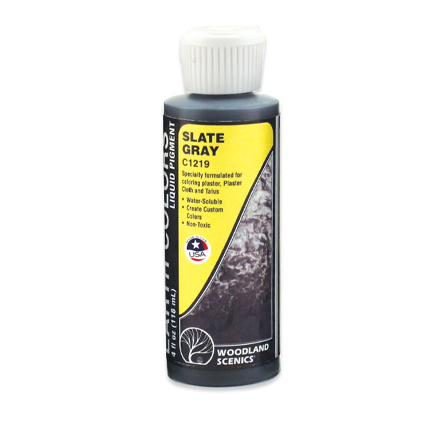Woodland Scenics C1219 Liquid Pigment, Slate Gray 4oz