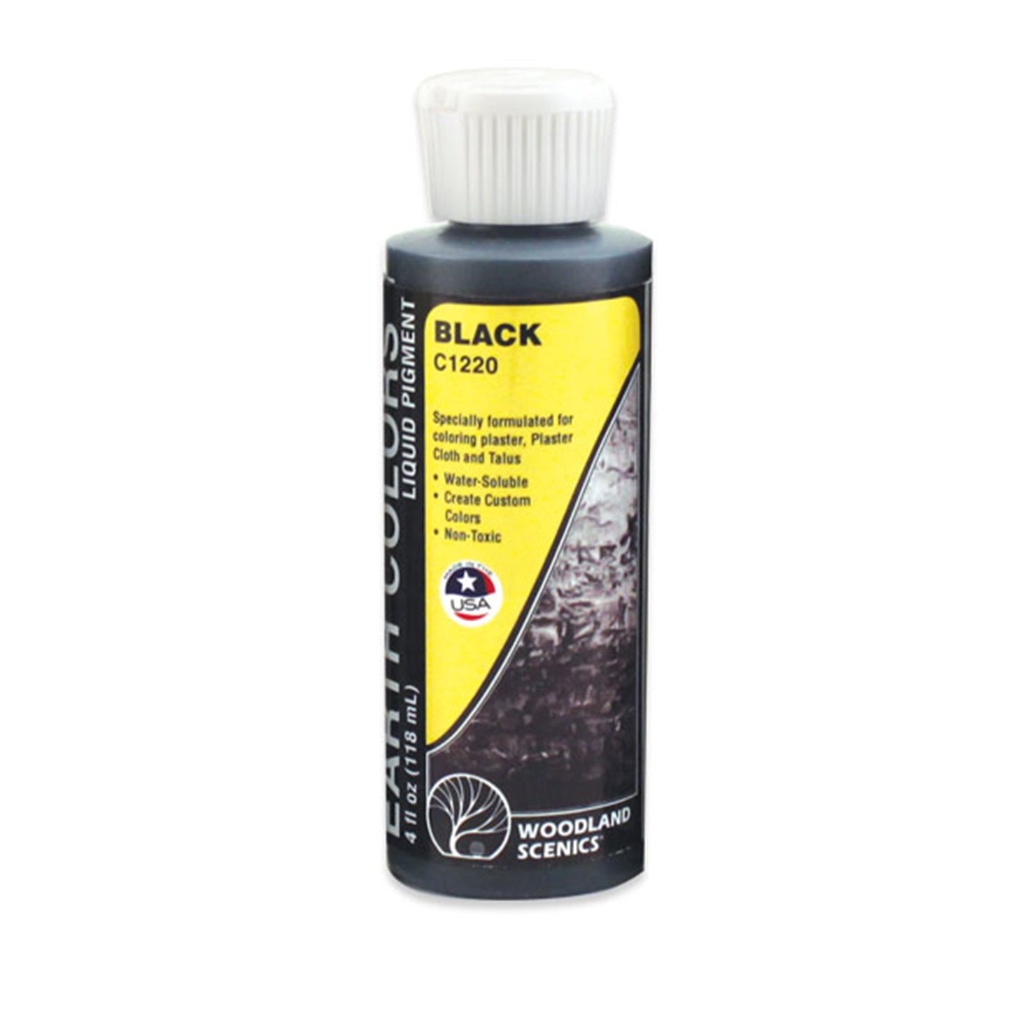 Woodland Scenics C1220 Liquid Pigment, Black 4oz