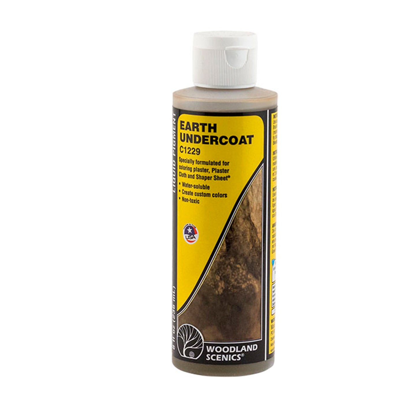 Woodland Scenics C1229 Liquid Pigment, Earth Undercoat 8oz