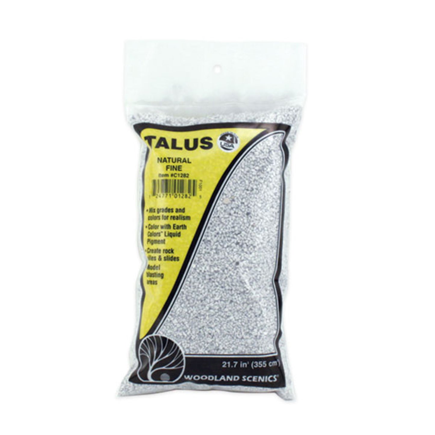 Woodland Scenics C1282 Talus, Fine Natural 21.7 in³ Bag