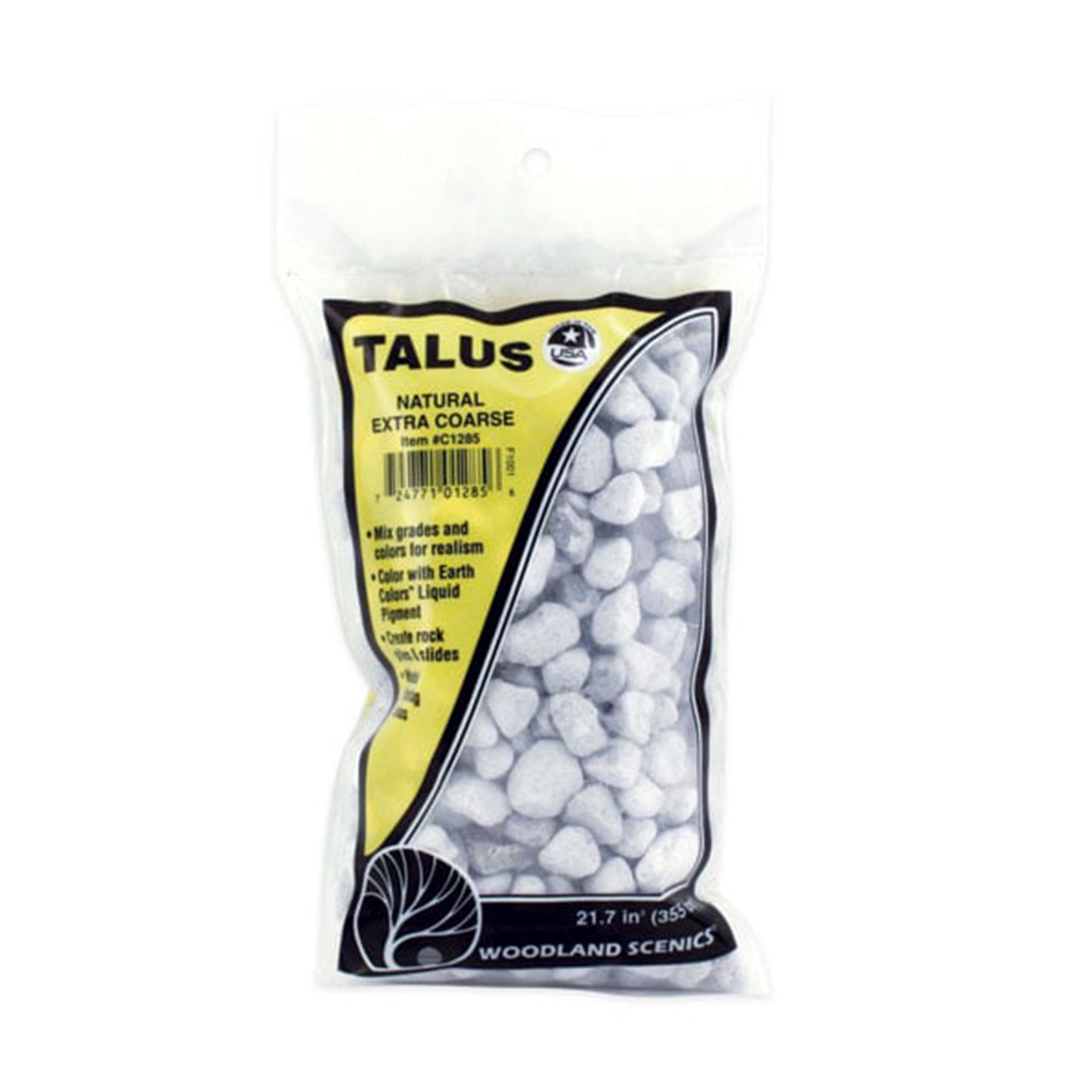 Woodland Scenics C1285 Talus, Extra Coarse Natural 21.7 in³ Bag