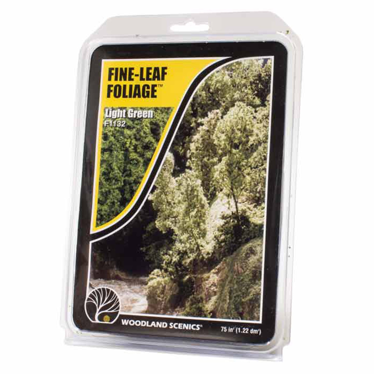 Woodland Scenics F1132 Fine-Leaf Foliage, Light Green 75 in³