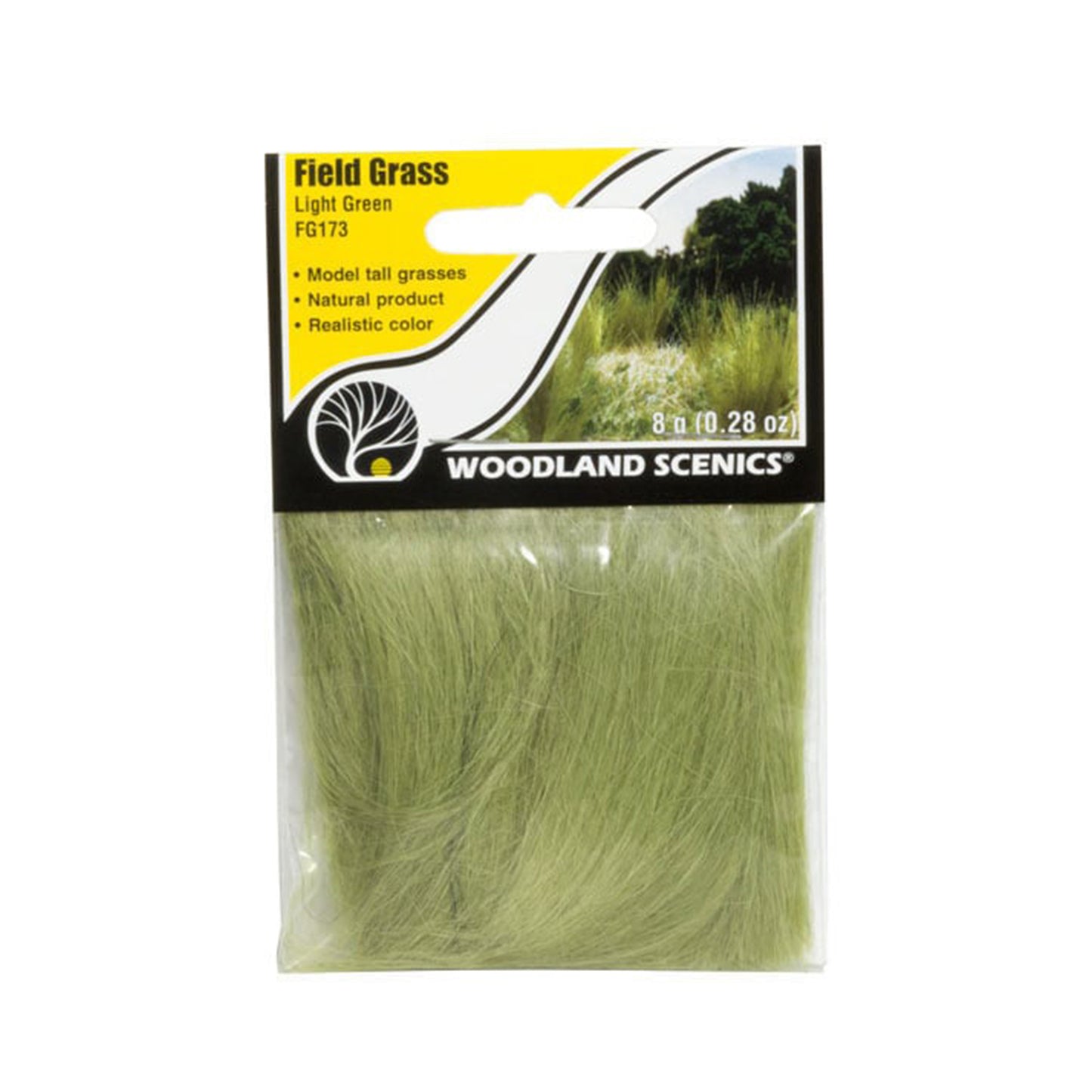 Woodland Scenics FG173 Field Grass, Light Green